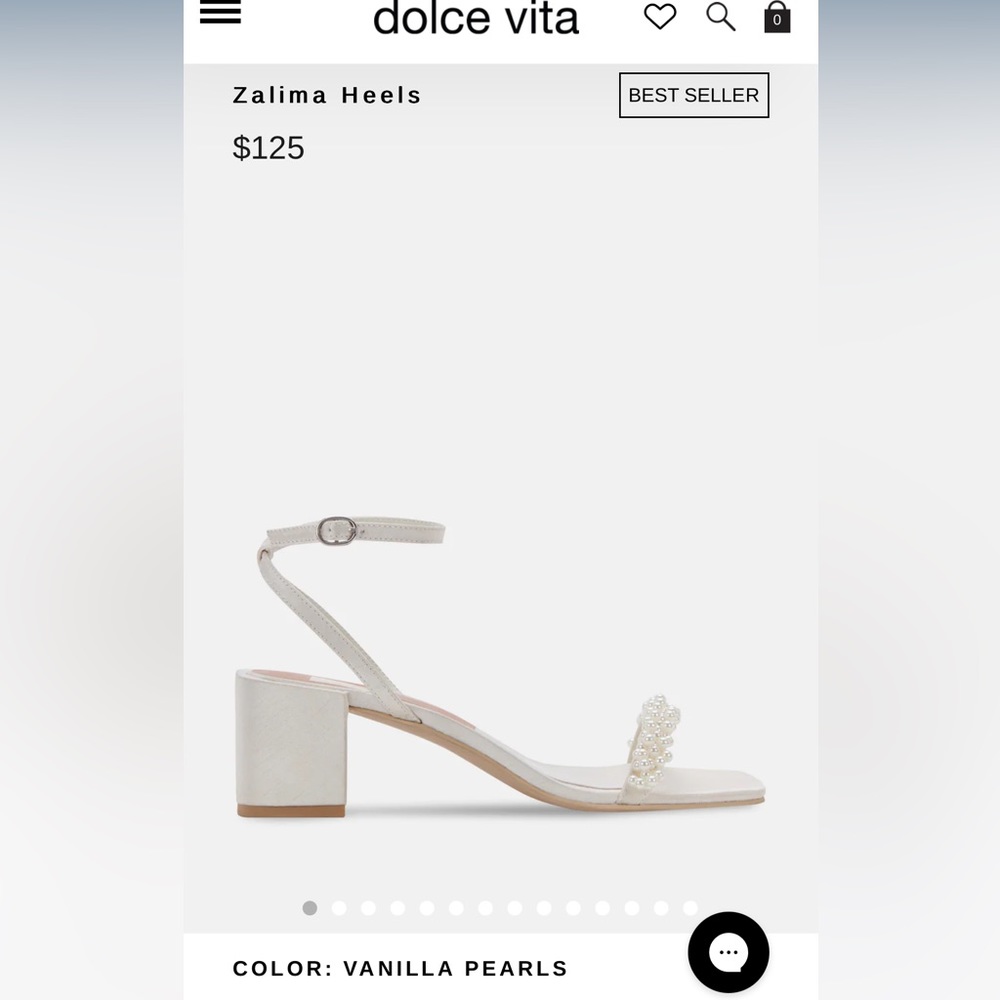 NWT Gorgeous Bridal Event Dolce Vita Heels 8.5